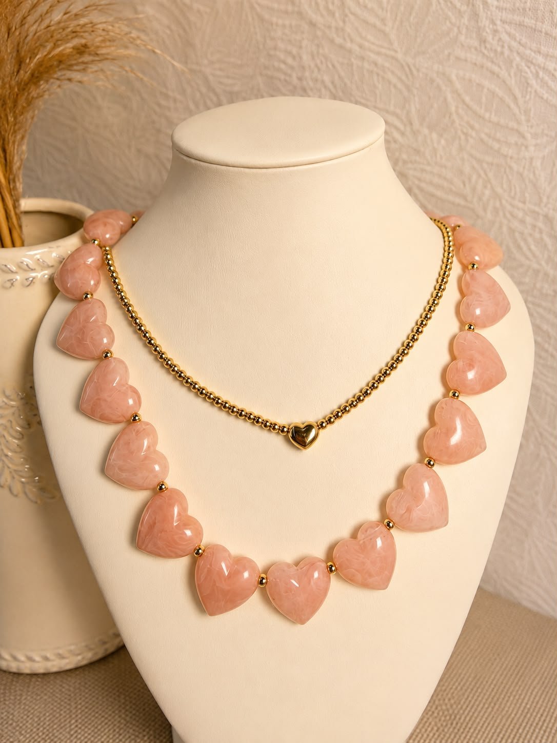 Collar Magnolia Rosa